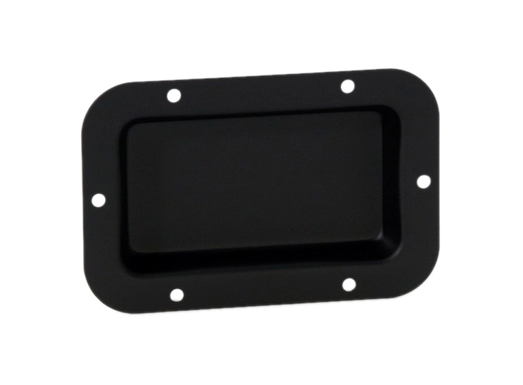 Adam Hall Hardware 8705 BLK - Dish black unpunched 